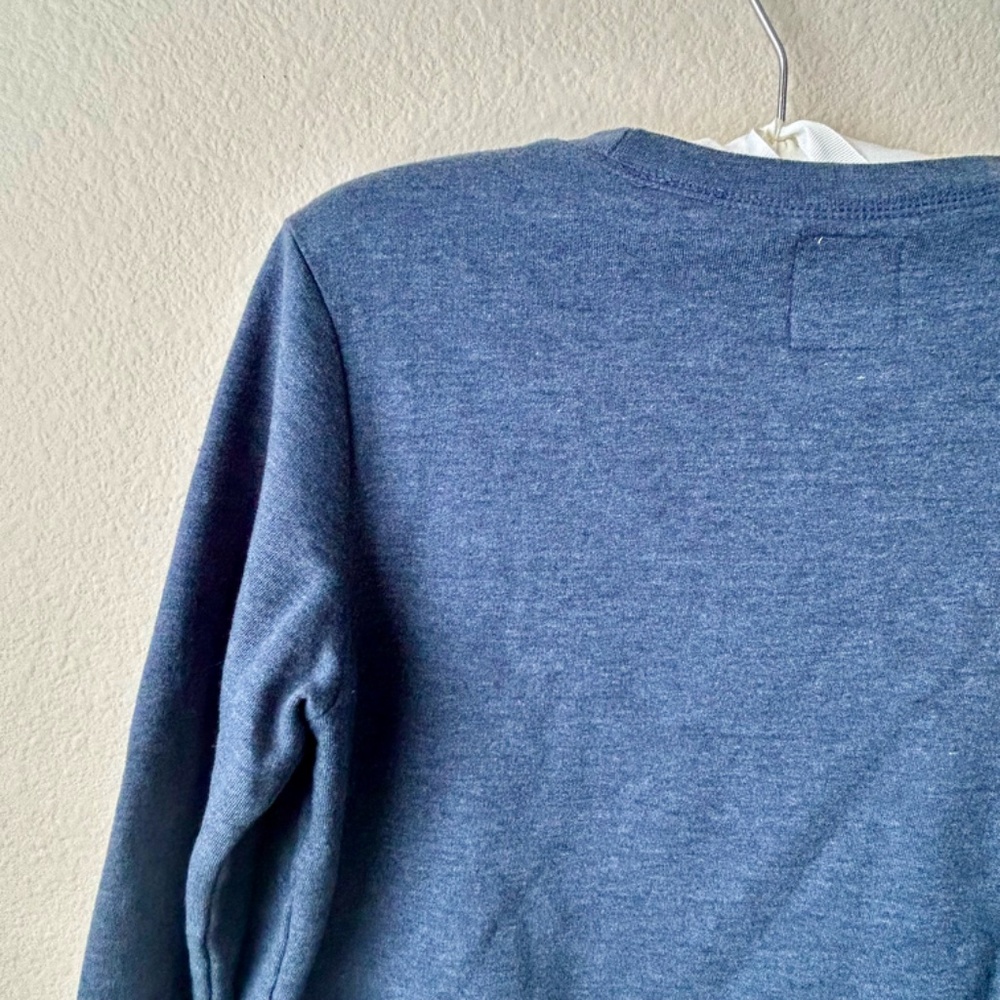 Sweatshirt Crewneck Drexel University Blue White Logo by RedShirt Size Small - Picture 9 of 13